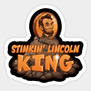 Metal Detecting Lincoln King Sticker